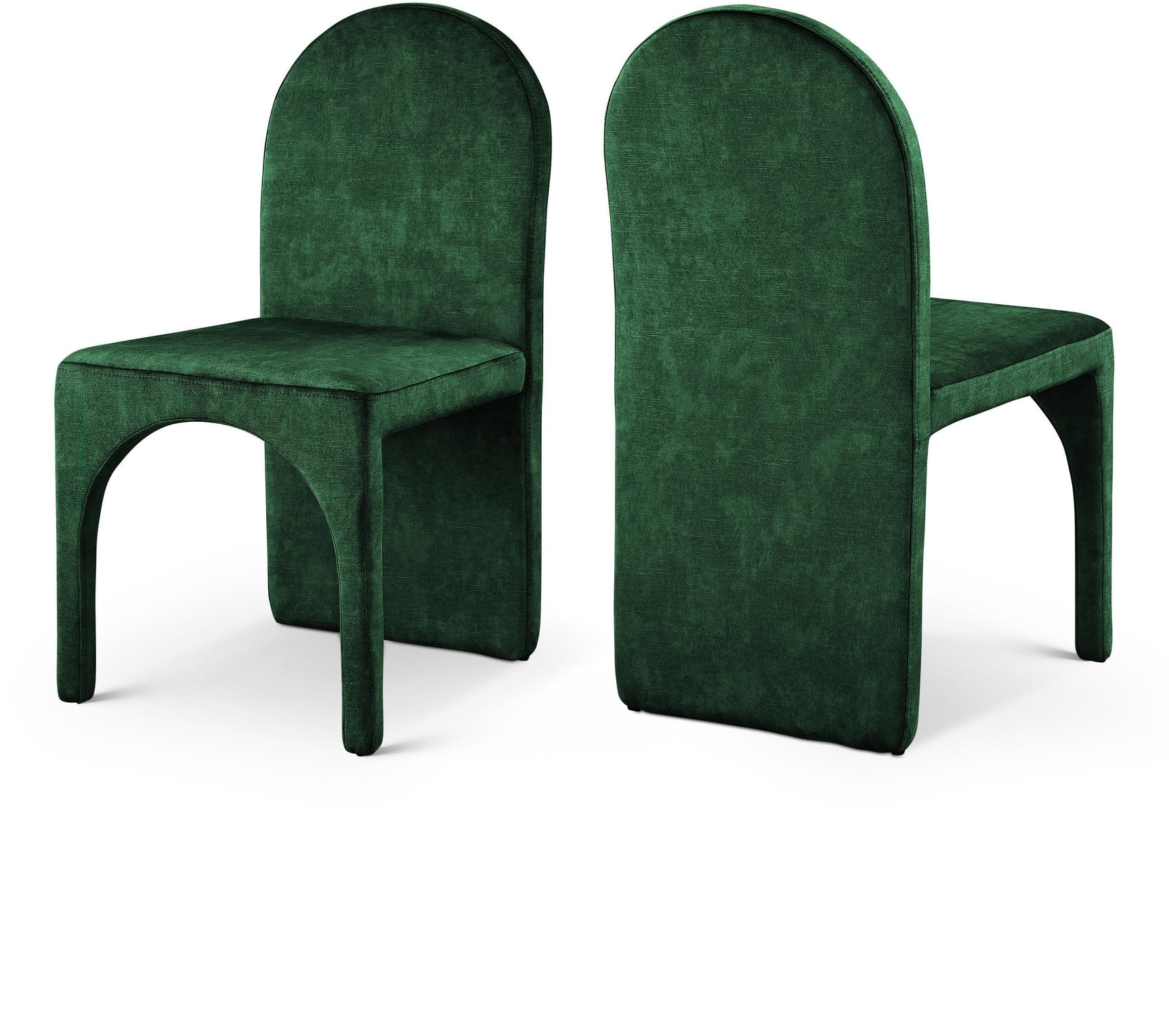 Summer Green Velvet Dining Side Chair - Ella Furniture