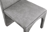 Summer Grey Velvet Dining Side Chair - Ella Furniture