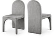 Summer Grey Velvet Dining Side Chair - Ella Furniture