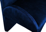 Summer Blue Velvet Dining Arm Chair - Ella Furniture