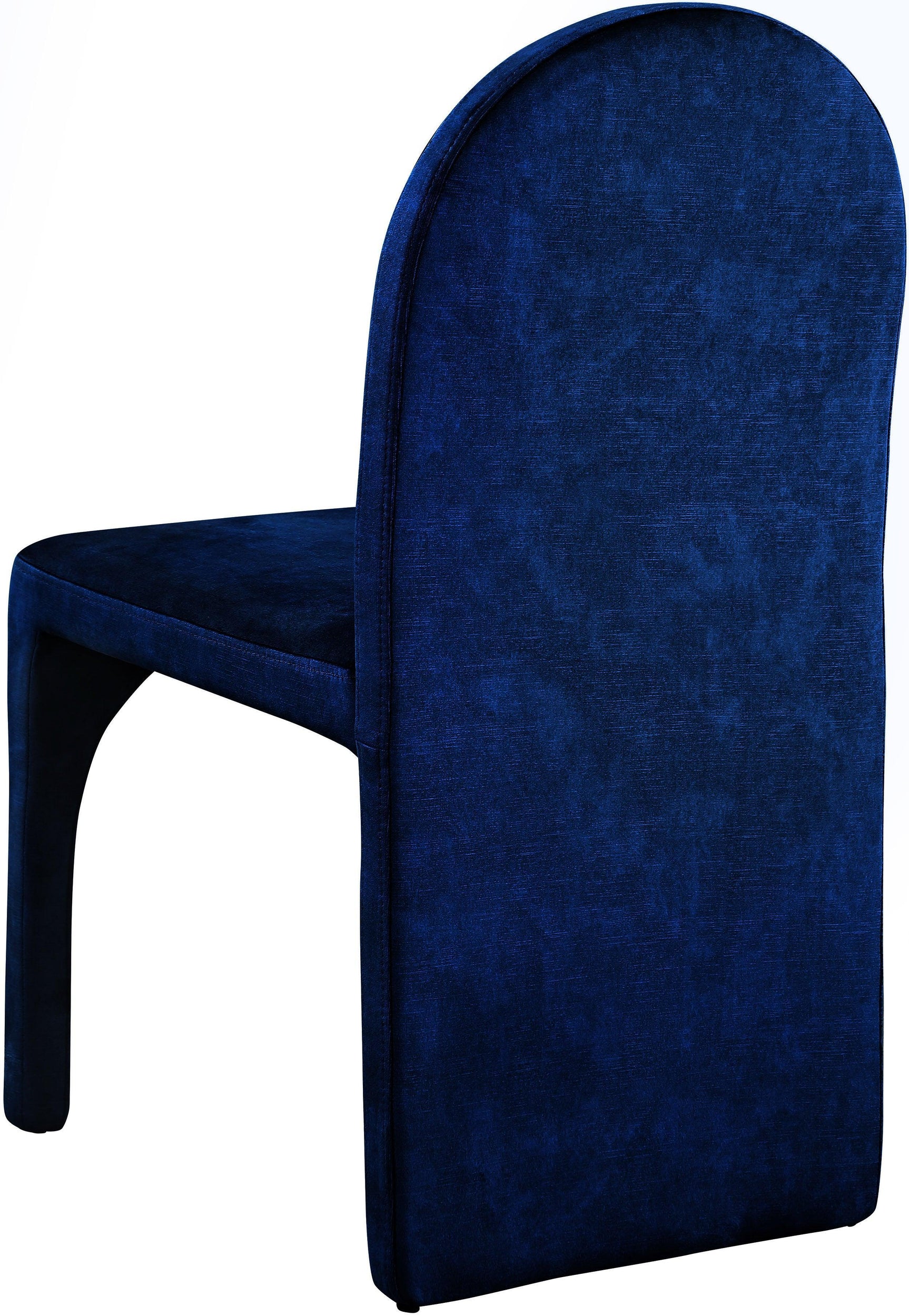 Summer Blue Velvet Dining Side Chair - Ella Furniture