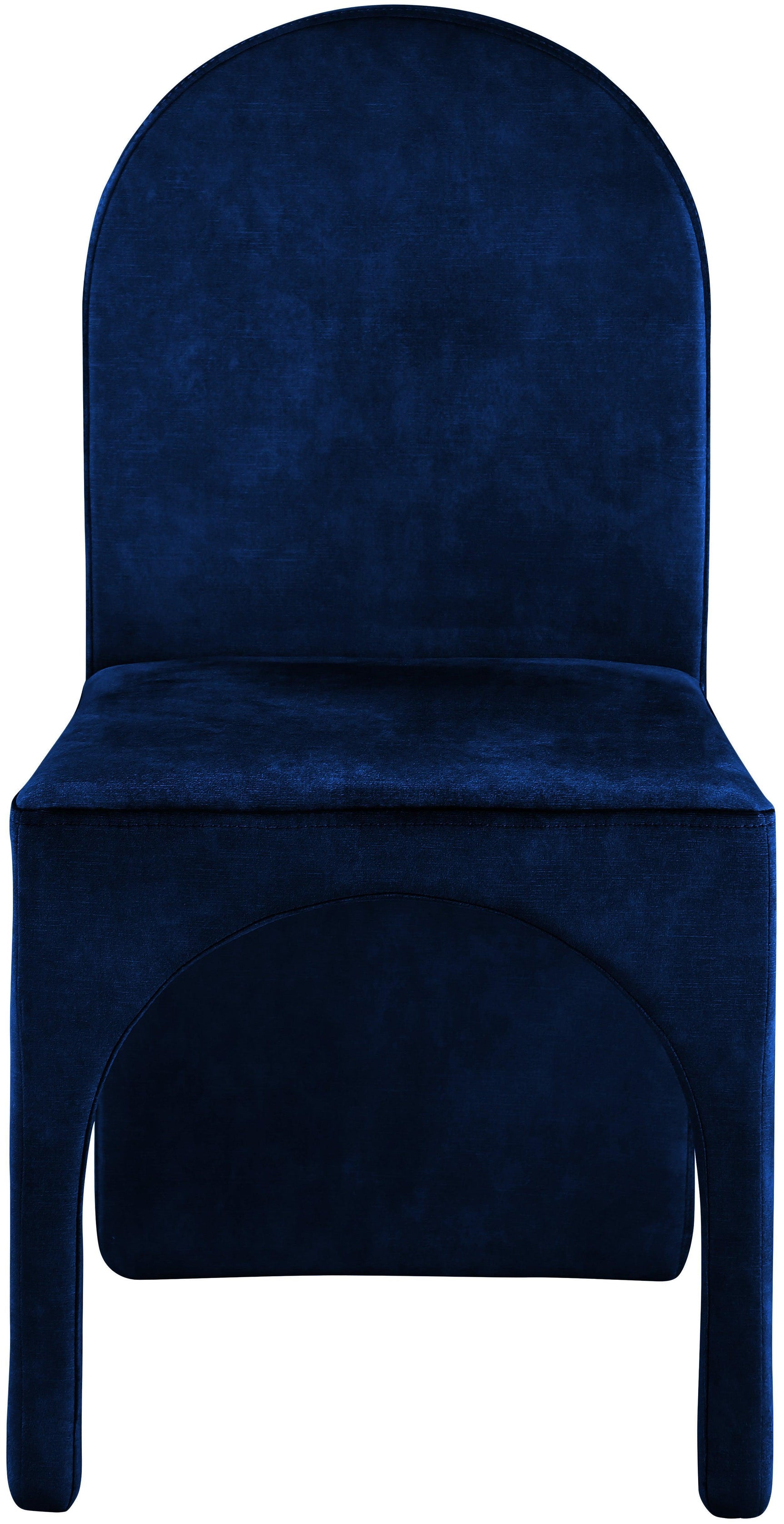 Summer Blue Velvet Dining Side Chair - Ella Furniture