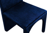 Summer Blue Velvet Dining Side Chair - Ella Furniture