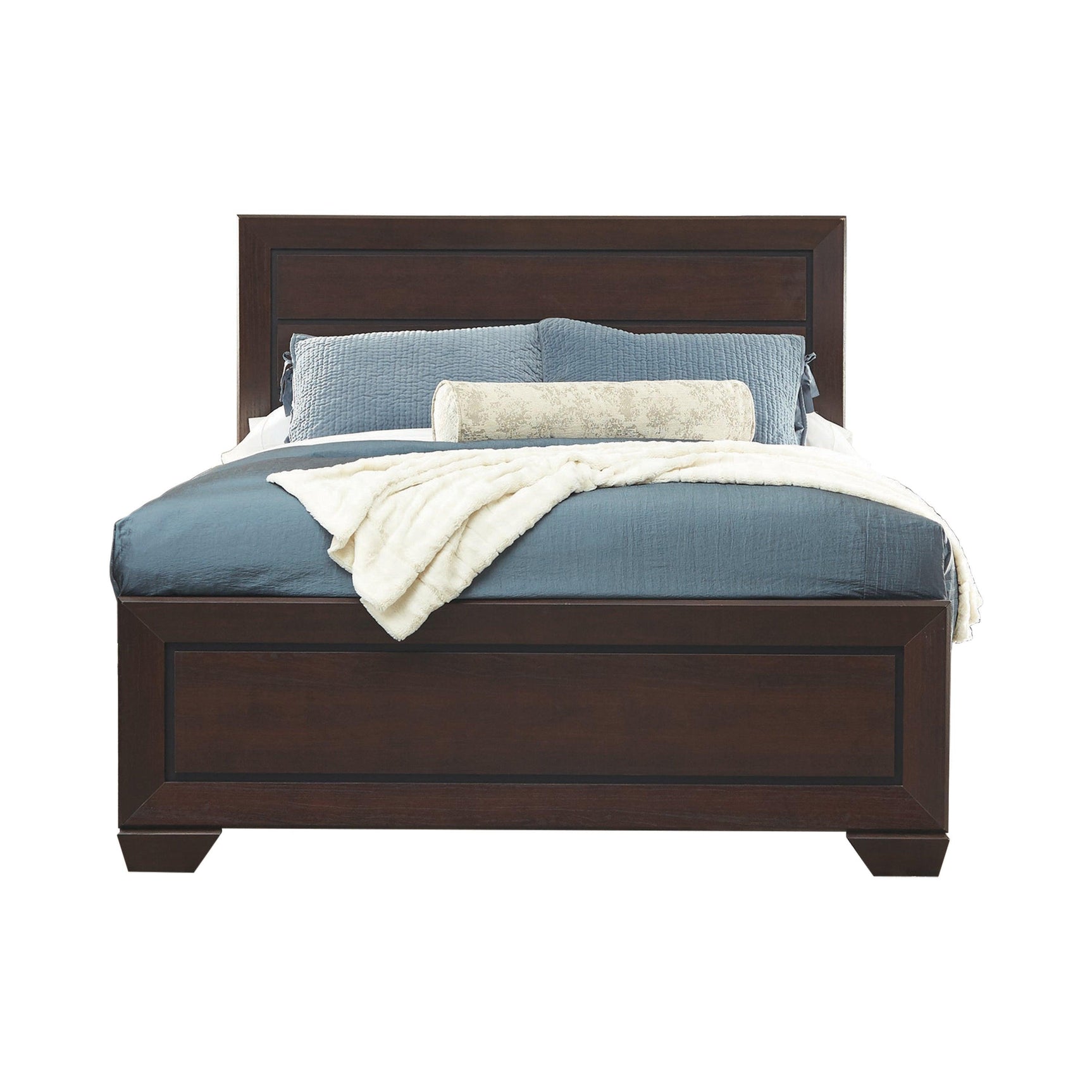 Kauffman 5-Drawer Chest Dark Cocoa - Ella Furniture