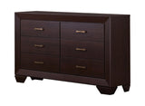 Kauffman Queen Panel Bed Dark Cocoa - Ella Furniture