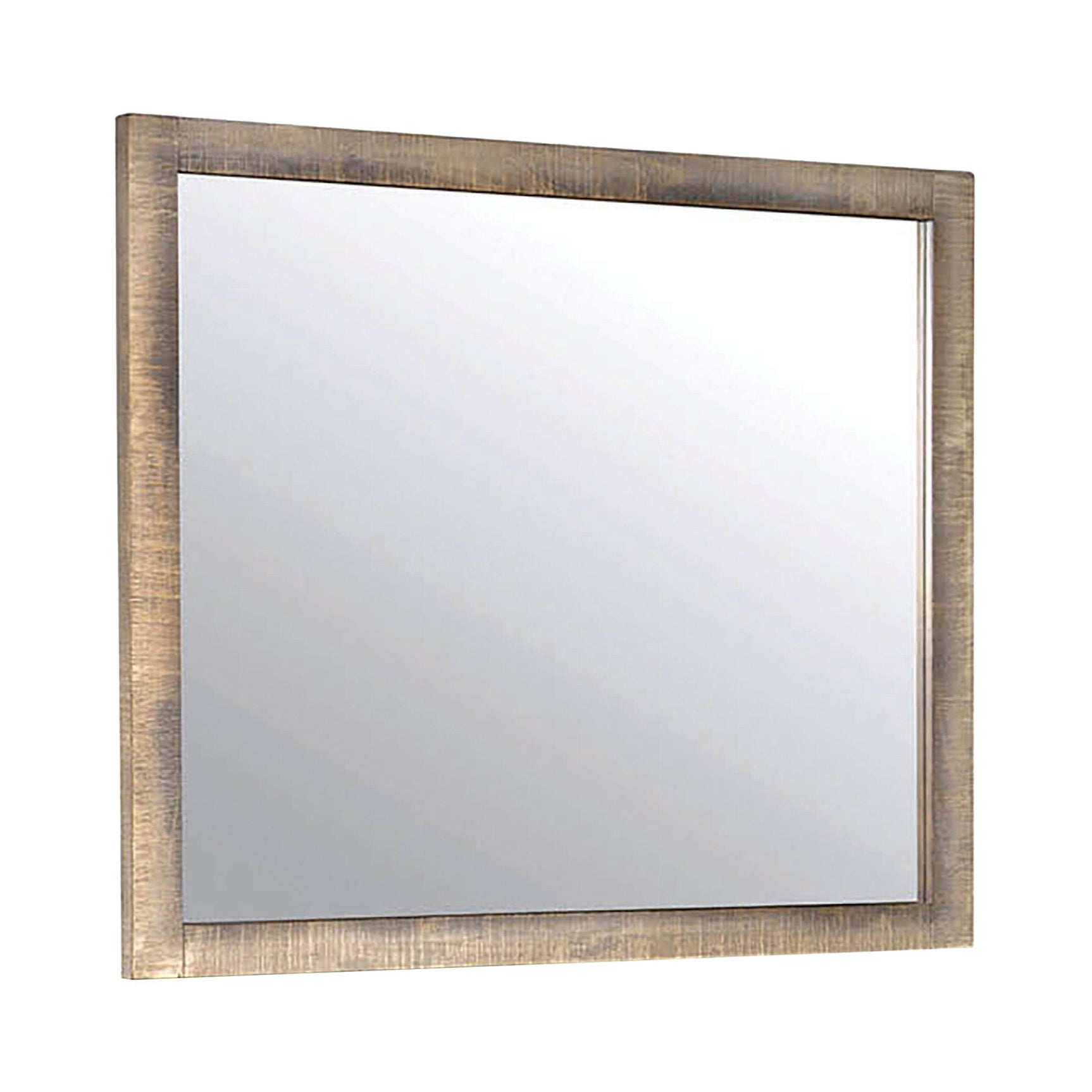 Sembene Rectangular Mirror Antique Multi-color - Ella Furniture