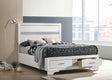 Miranda Full Storage Bed White - Ella Furniture