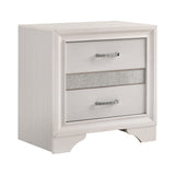 Miranda Eastern King 2-Drawer Storage Bed White - Ella Furniture