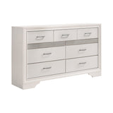 Miranda Eastern King 2-Drawer Storage Bed White - Ella Furniture