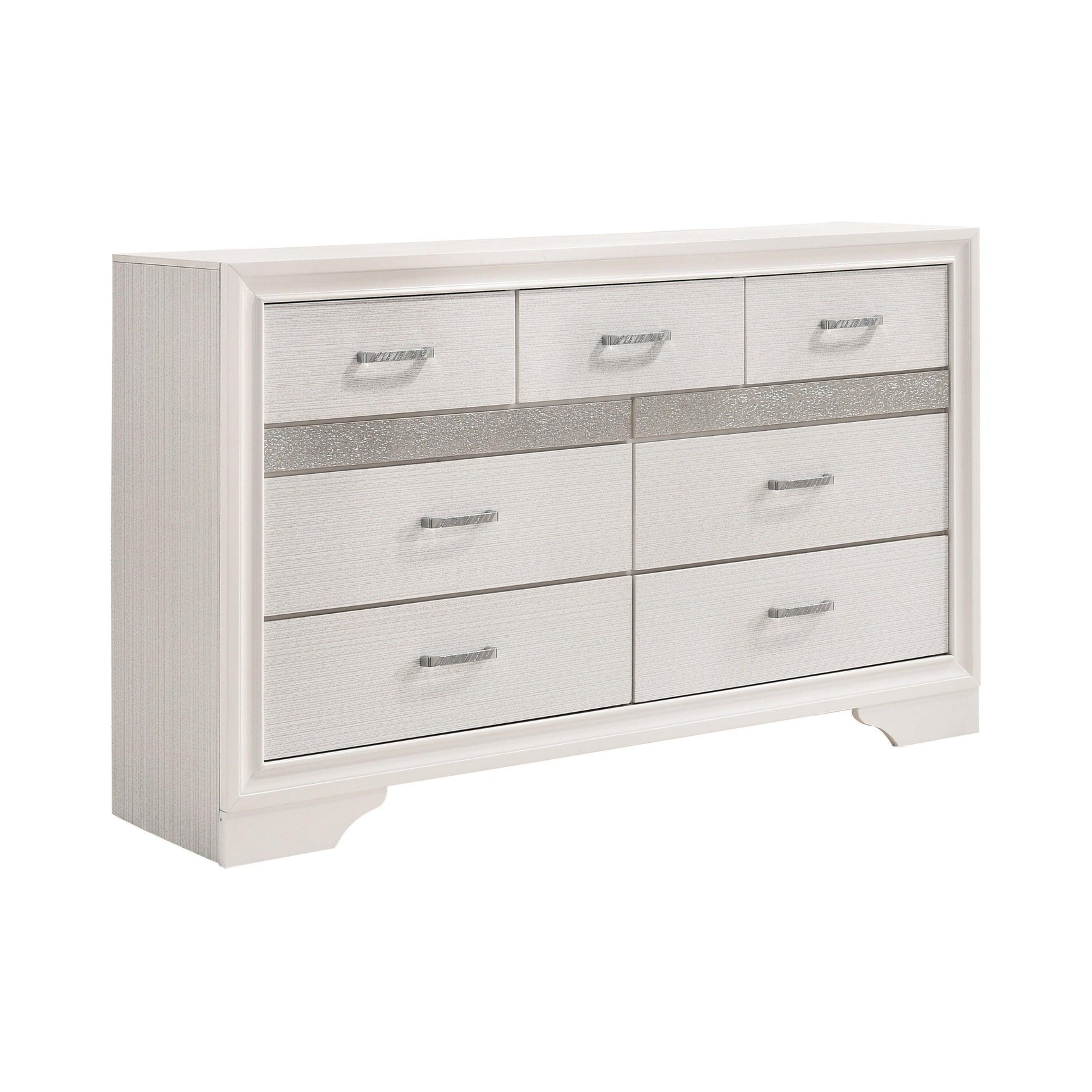 Miranda Eastern King 2-Drawer Storage Bed White - Ella Furniture