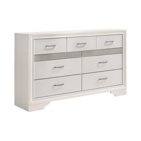 Miranda Queen 2-Drawer Storage Bed White - Ella Furniture