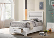 Miranda Twin Storage Bed White - Ella Furniture