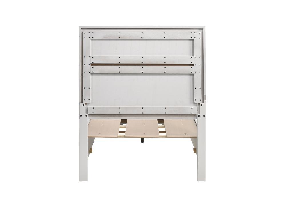 Miranda Twin Storage Bed White - Ella Furniture