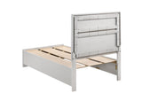 Miranda Twin Storage Bed White - Ella Furniture