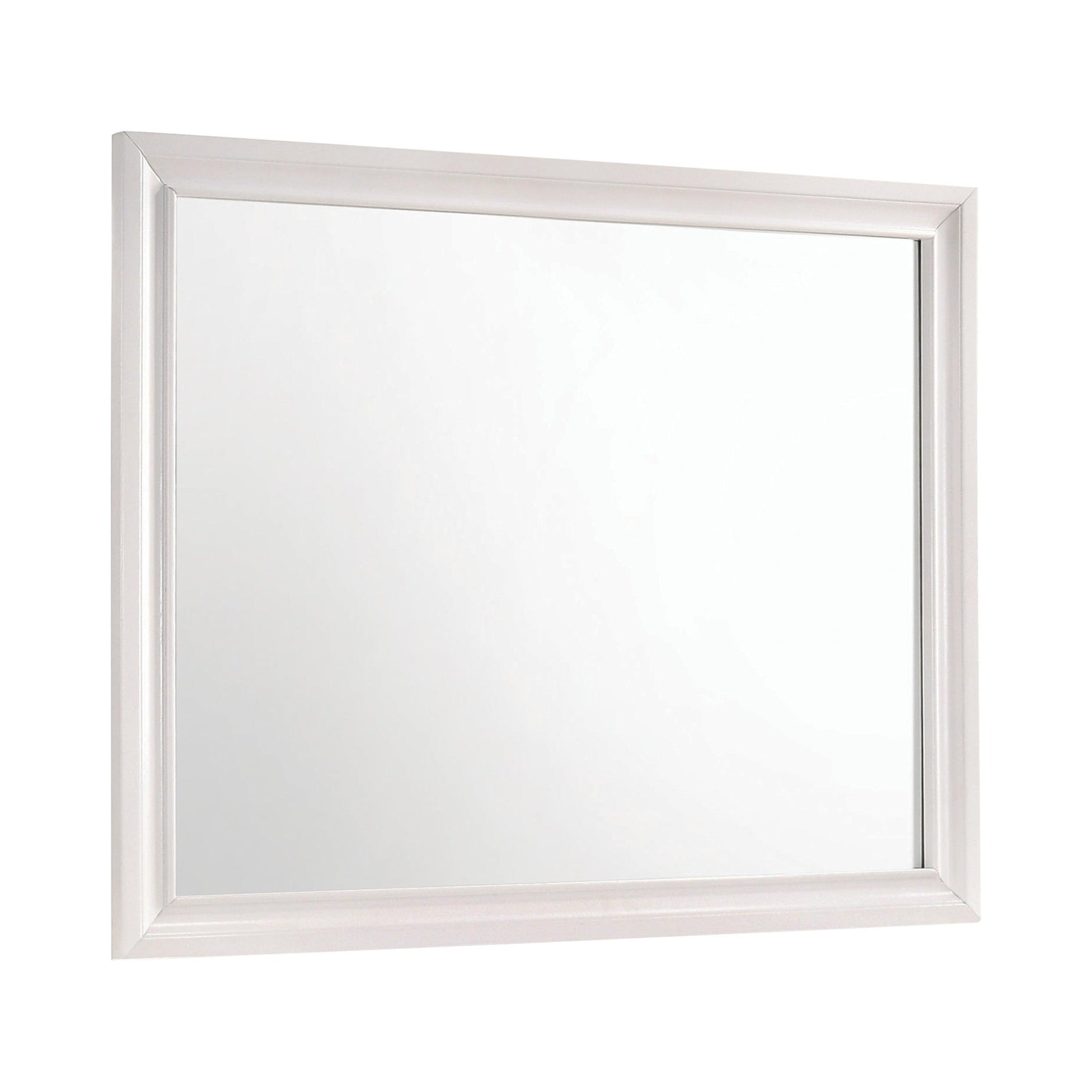 Miranda Rectangular Mirror White - Ella Furniture