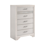 Miranda 2-Drawer Nightstand Tray White - Ella Furniture