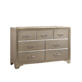 Beaumont 7-Drawer Rectangular Dresser Champagne - Ella Furniture