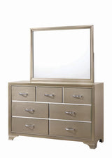 Beaumont 7-Drawer Rectangular Dresser Champagne - Ella Furniture