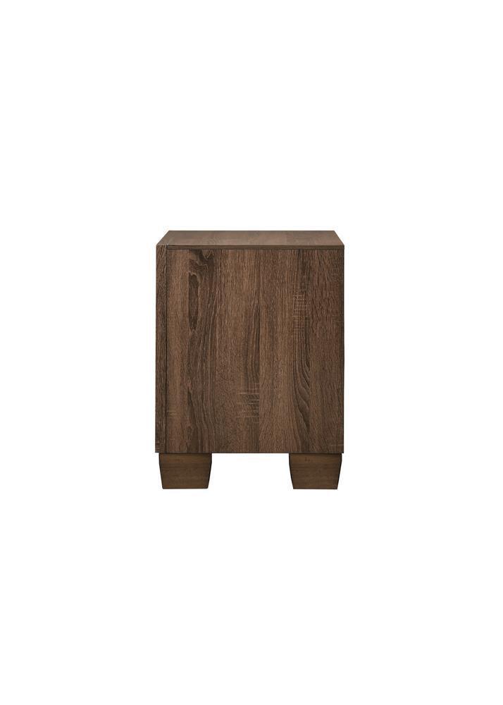 Brandon 2-Drawer Nightstand Medium Warm Brown - Ella Furniture