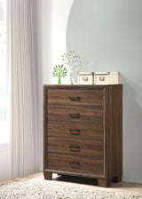 Brandon 2-Drawer Nightstand Medium Warm Brown - Ella Furniture