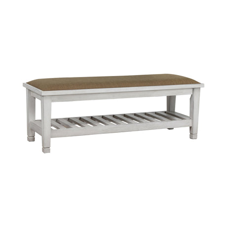 Franco 5-Drawer Chest Antique White - Ella Furniture