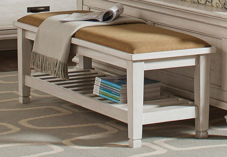 Franco Rectangular Mirror Antique White - Ella Furniture