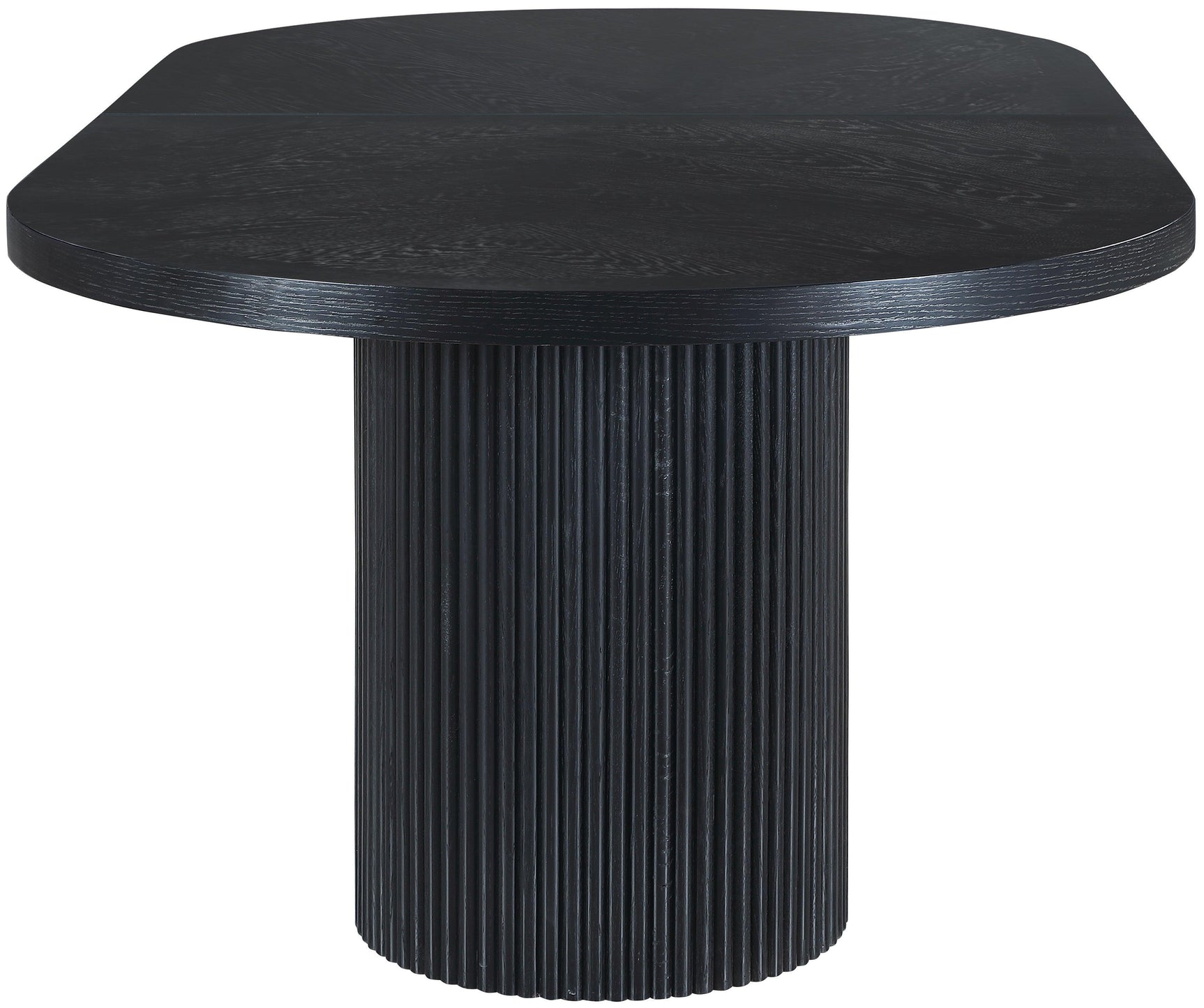 Belinda Black Oak Dining Table - Ella Furniture