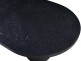 Belinda Black Oak Dining Table - Ella Furniture