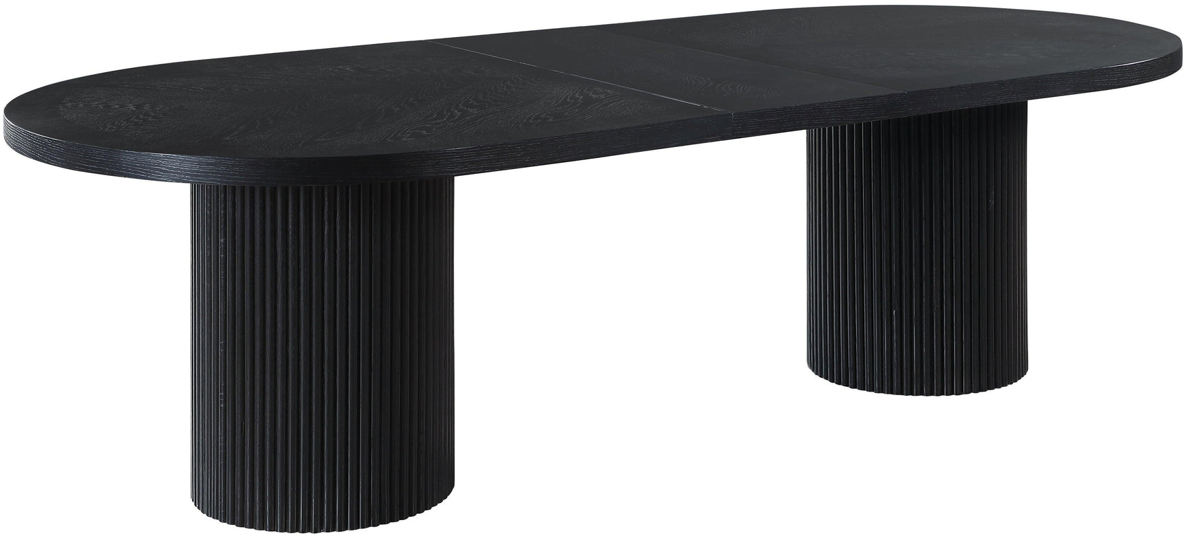 Belinda Black Oak Dining Table - Ella Furniture