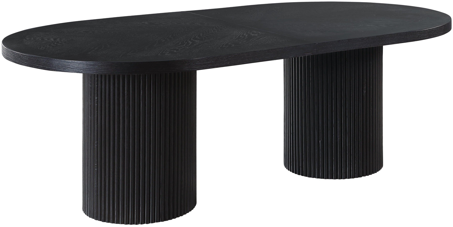 Belinda Black Oak Dining Table - Ella Furniture