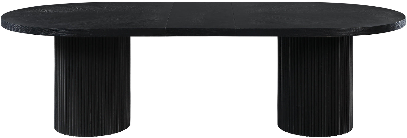 Belinda Black Oak Dining Table - Ella Furniture