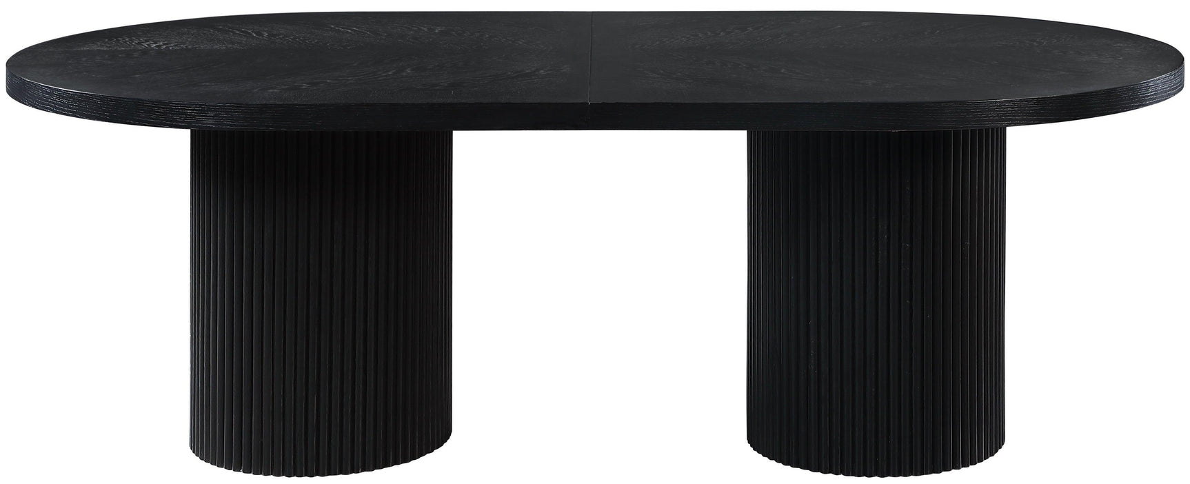 Belinda Black Oak Dining Table - Ella Furniture