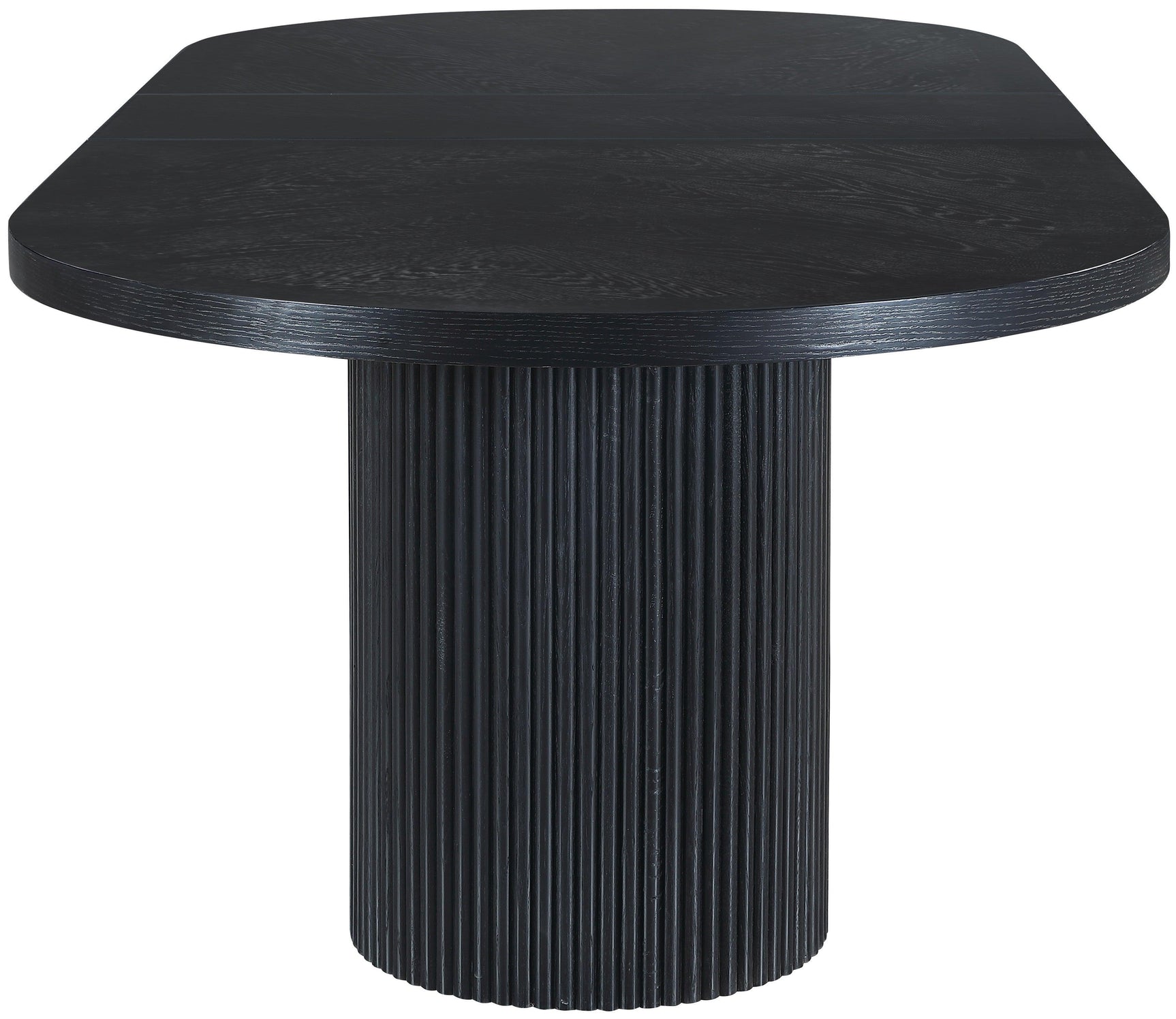 Belinda Black Oak Dining Table - Ella Furniture