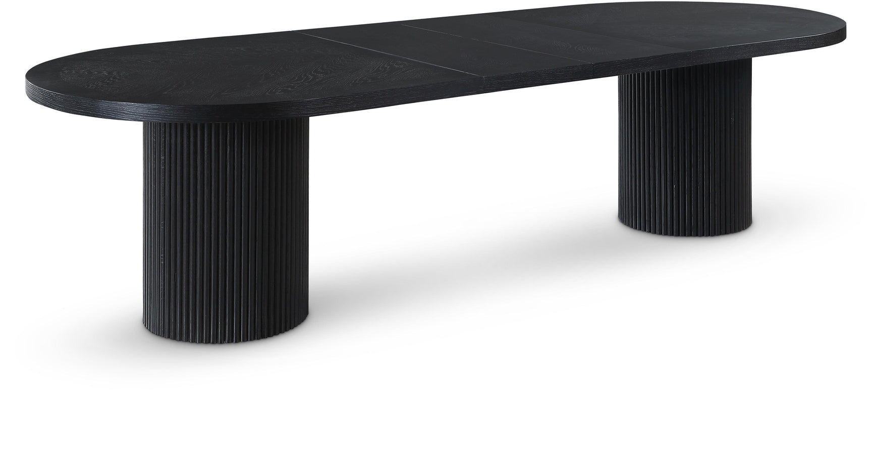 Belinda Black Oak Dining Table - Ella Furniture
