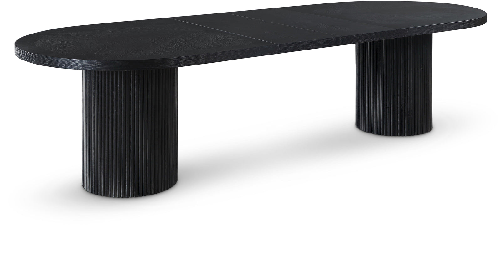 Belinda Black Oak Dining Table - Ella Furniture