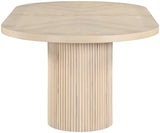 Belinda Natural Oak Dining Table - Ella Furniture