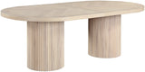 Belinda Natural Oak Dining Table - Ella Furniture