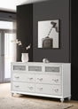 Barzini 7-Drawer Dresser White - Ella Furniture