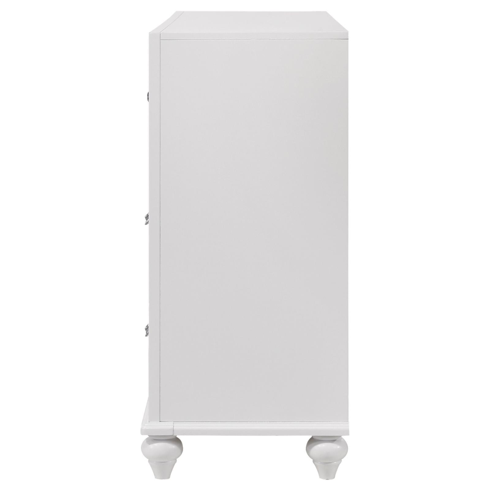 Barzini 7-Drawer Dresser White - Ella Furniture
