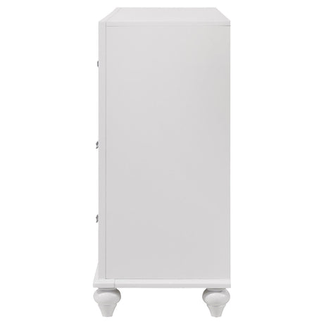 Barzini 7-Drawer Dresser White - Ella Furniture