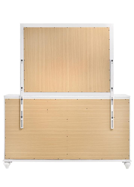 Barzini 7-Drawer Dresser White - Ella Furniture