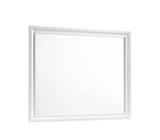 Barzini Rectangle Dresser Mirror White - Ella Furniture