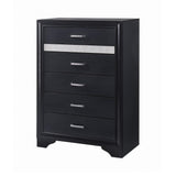 Miranda Queen 2-Drawer Storage Bed Black - Ella Furniture