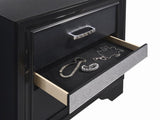Miranda 2-Drawer Nightstand Tray Black - Ella Furniture