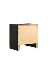 Miranda 2-Drawer Nightstand Tray Black - Ella Furniture