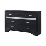 Miranda 2-Drawer Nightstand Tray Black - Ella Furniture