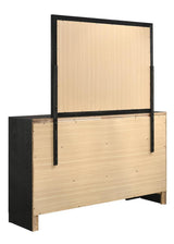 Miranda 7-Drawer Dresser Black And Rhinestone - Ella Furniture