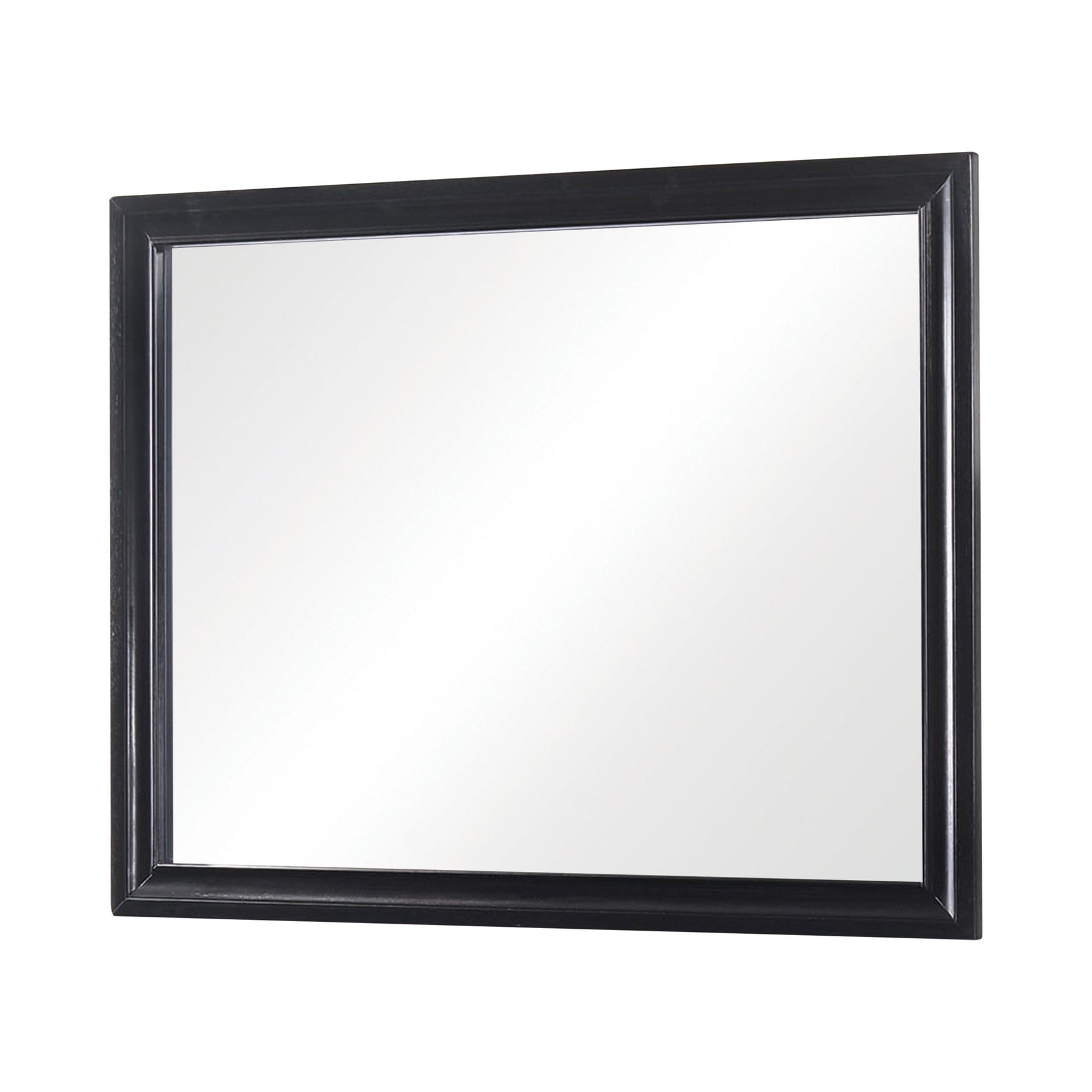 Miranda Rectangular Mirror Black - Ella Furniture