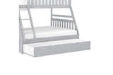 Orion Gray Youth Contemporary Transitional Engineered Wood Triple Twin Bunkbed Bedroom Set - Ella Furniture