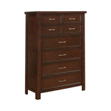 Barstow 8-Drawer Door Chest Pinot Noir - Ella Furniture